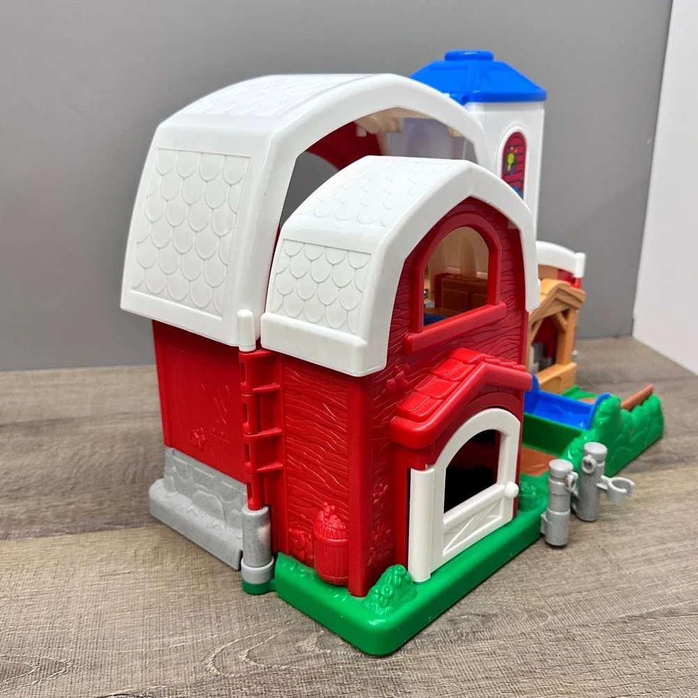Fisher-Price Little People Animal Friends Farm Playset Figures Vehicles Lot Toy